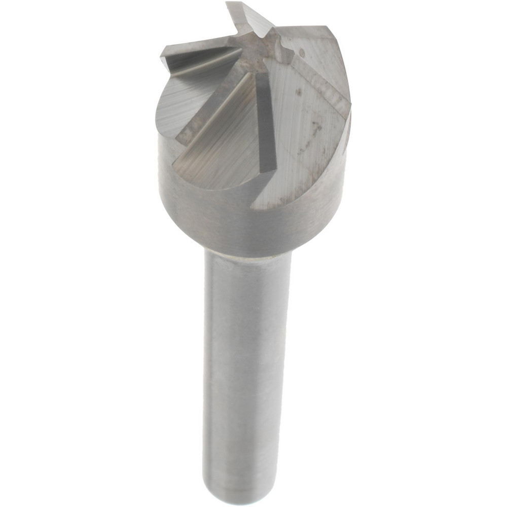 SGS Countersink: 1/2" Head Dia, 90.00 deg Included Angle, 6 Flute, Solid Carbide, Right Hand Cut - 74261
