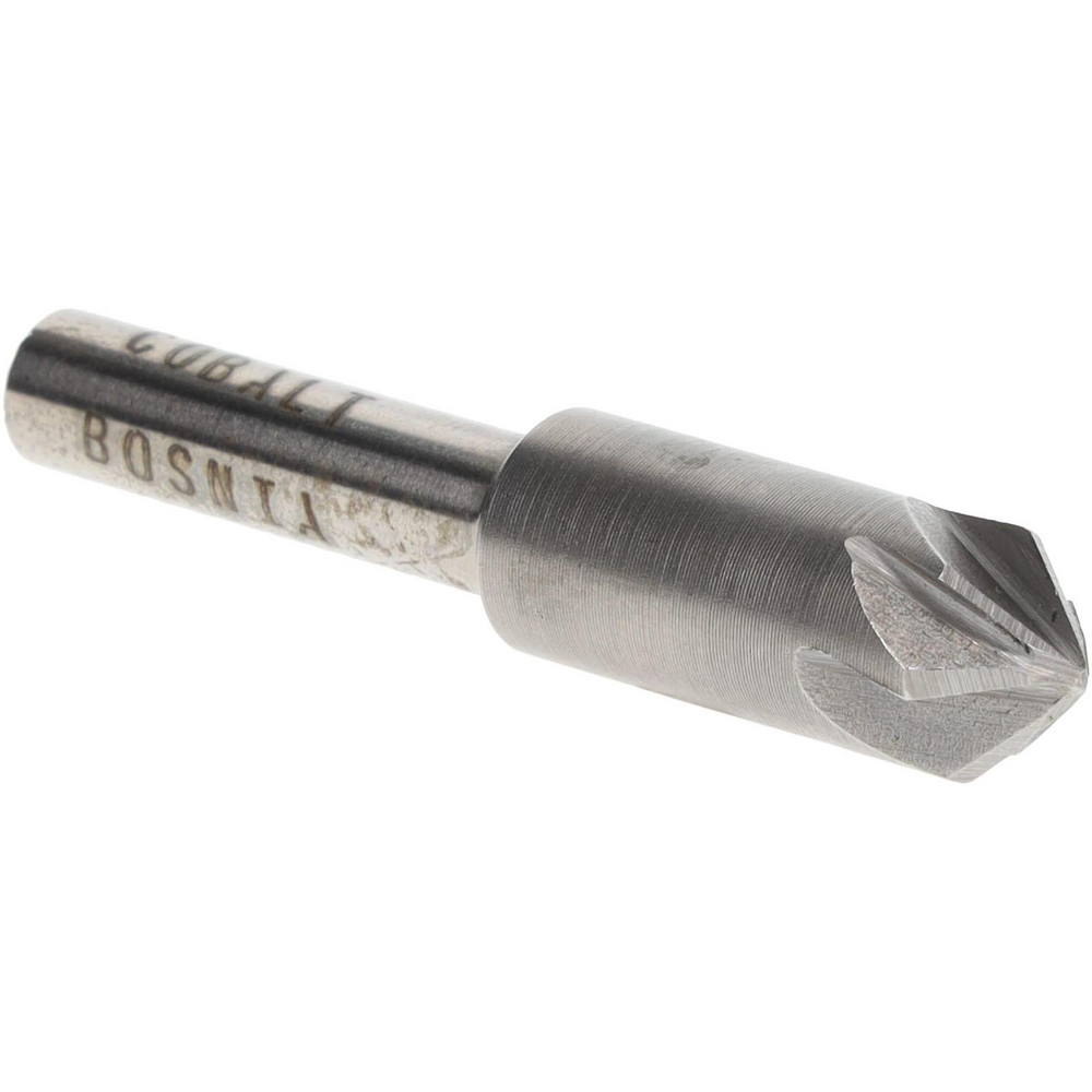 Value Collection Countersink: 3/8" Head Dia, 90.00 deg Included Angle, 6 Flute, Cobalt Steel, Right Hand Cut - SC2190024