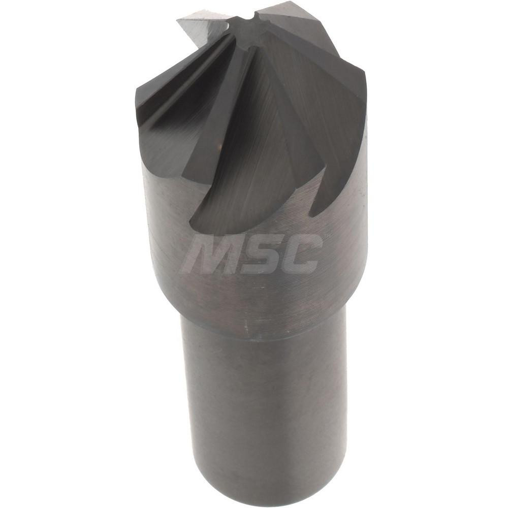 Hertel Countersink: 5/8" Head Dia, 82.00 deg Included Angle, 6 Flute, High-Speed Steel, Right Hand Cut - GX89331607