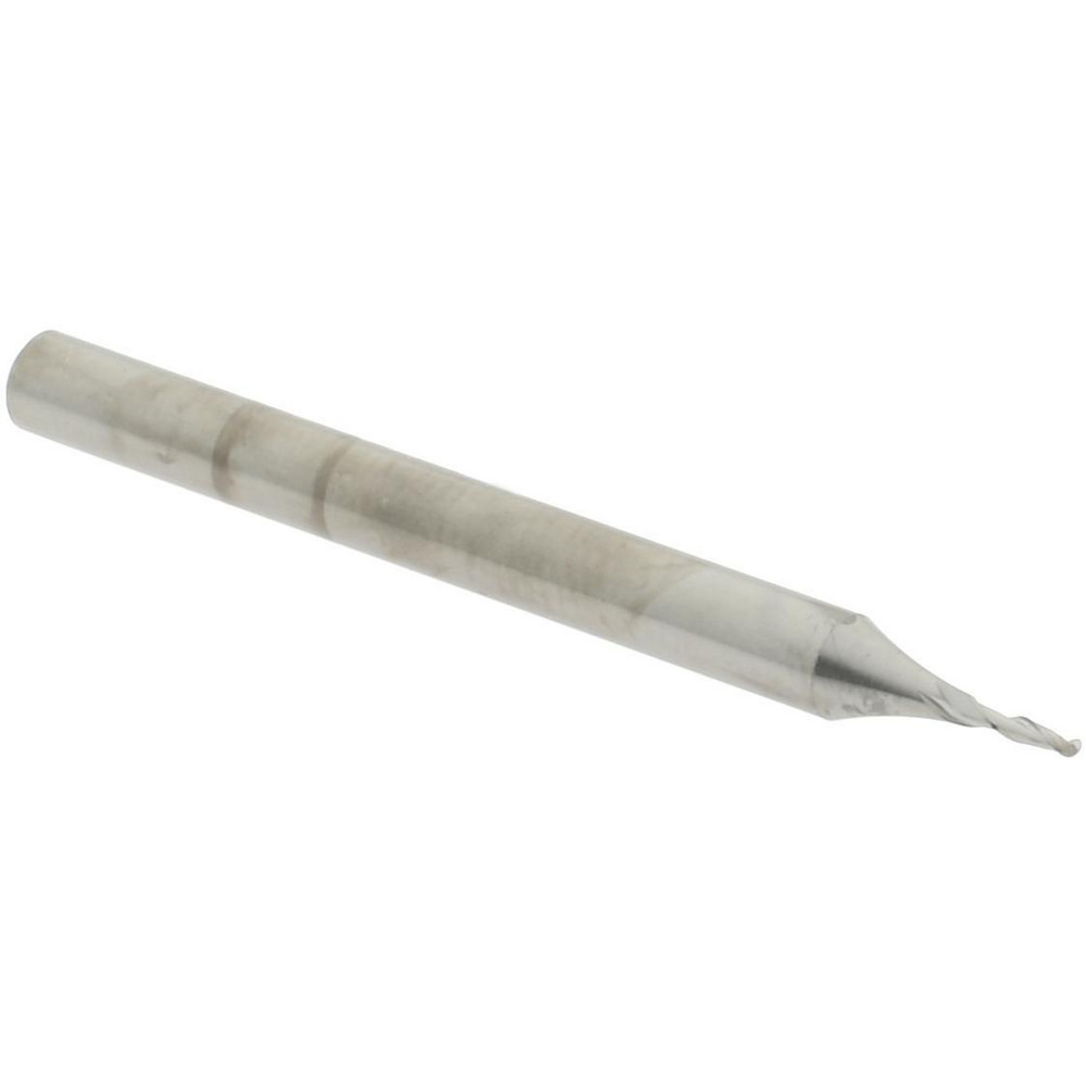 Accupro Chamfer Mill: 3/16" Dia, 3/16" Shank Dia, 120 deg, 2 Flute, Solid Carbide, Single End - 2500097