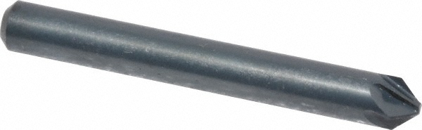 M.A. Ford® Countersink: 3/16" Head Dia, 82.00 deg Included Angle, 6 Flute, High-Speed Steel, Right Hand Cut - 79018702