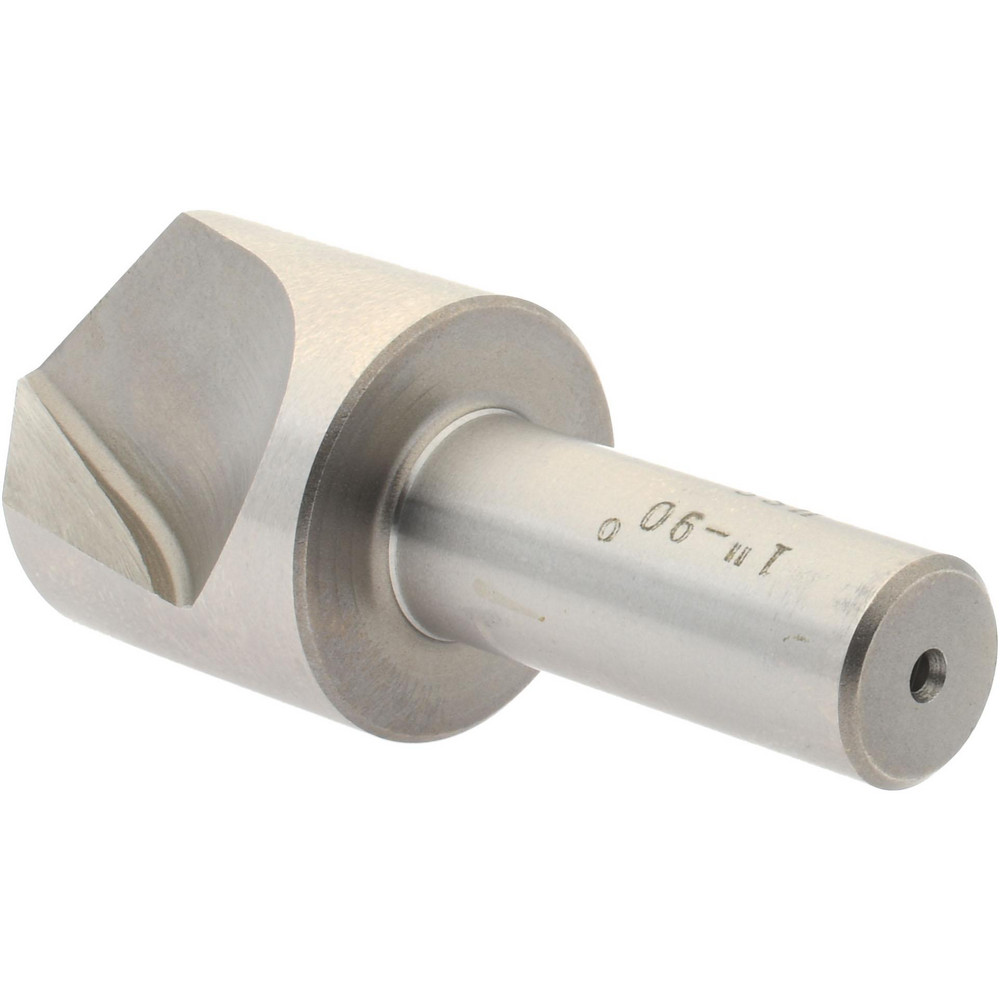 Value Collection Countersink: 1" Head Dia, 90.00 deg Included Angle, 1 Flute, High-Speed Steel, Right Hand Cut - SC1090100