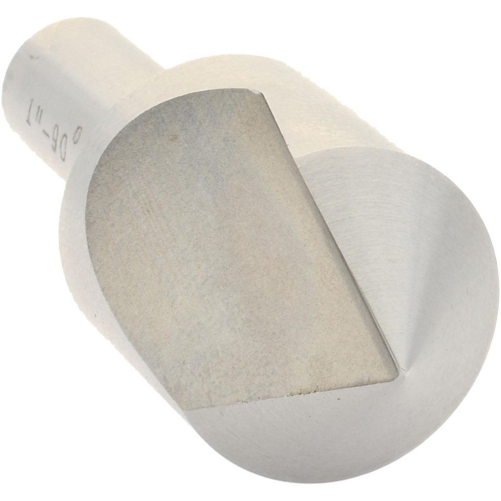Value Collection Countersink: 1" Head Dia, 90.00 deg Included Angle, 1 Flute, High-Speed Steel, Right Hand Cut - SC1090100
