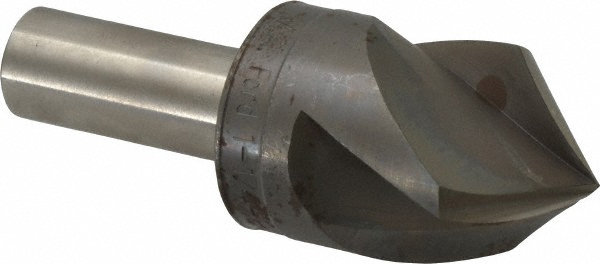 M.A. Ford® Countersink: 1-1/8" Head Dia, 60.00 deg Included Angle, 3 Flute, High-Speed Steel, Right Hand Cut - 92112501