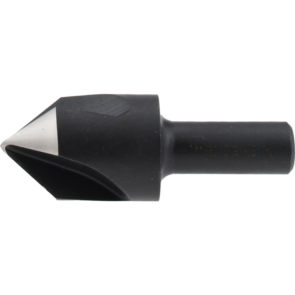 Cleveland Countersink: 1" Head Dia, 82.00 deg Included Angle, 3 Flute, High-Speed Steel, Right Hand Cut - C46181