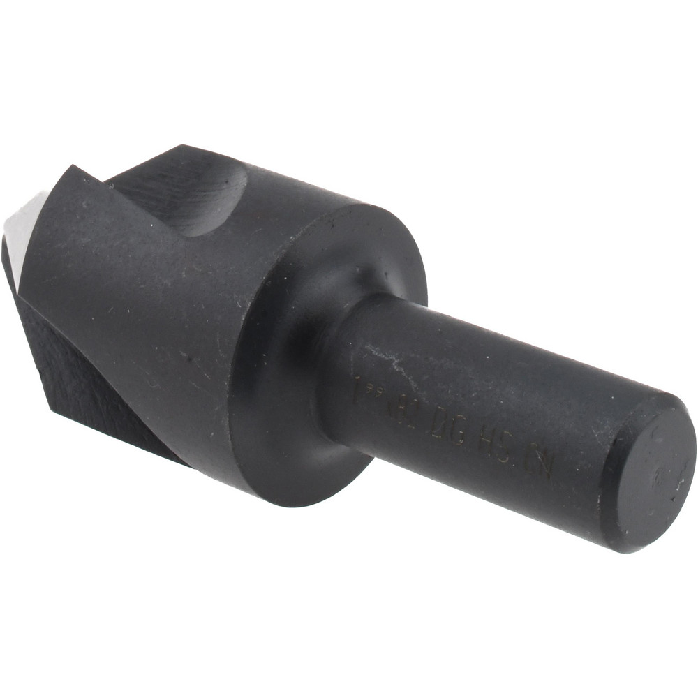 Cleveland Countersink: 1" Head Dia, 82.00 deg Included Angle, 3 Flute, High-Speed Steel, Right Hand Cut - C46181
