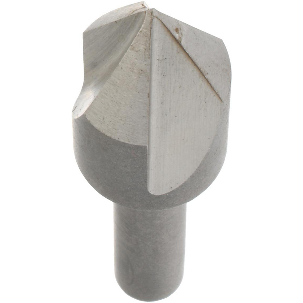 Keo Countersink: 1/2" Head Dia, 60.00 deg Included Angle, 3 Flute, High-Speed Steel, Right Hand Cut - 917-000-019