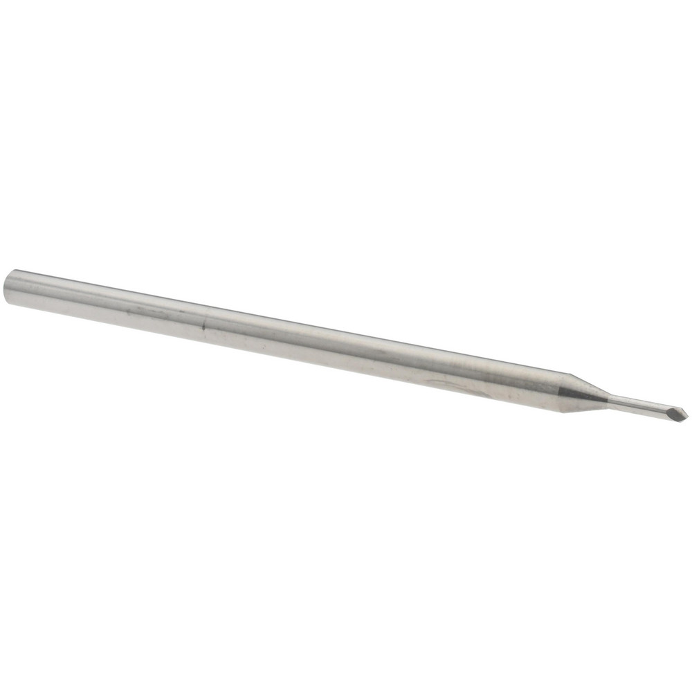 Harvey Tool Chamfer Mill: 3/64" Dia, 1/8" Shank Dia, 90 deg, 2 Flute, Solid Carbide, Single End - 996845