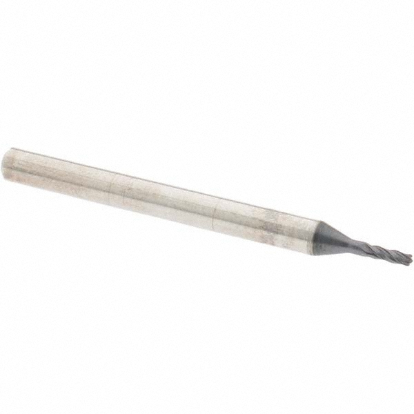 Harvey Tool Chamfer Mill: 3/64" Dia, 1/8" Shank Dia, 90 deg, 2 Flute, Solid Carbide, Single End - 996845