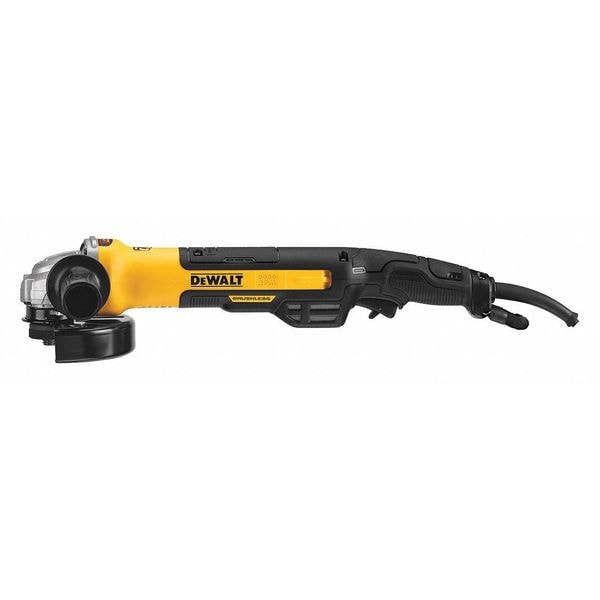 Dewalt 5 in. / 6 in. Brushless Small Angle Grinder, Rat Tail with Kickback Brake, No Lock-On - DWE43265N