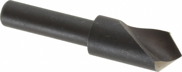 Cleveland Countersink: 3/8" Head Dia, 90.00 deg Included Angle, 1 Flute, High-Speed Steel, Right Hand Cut - C46109