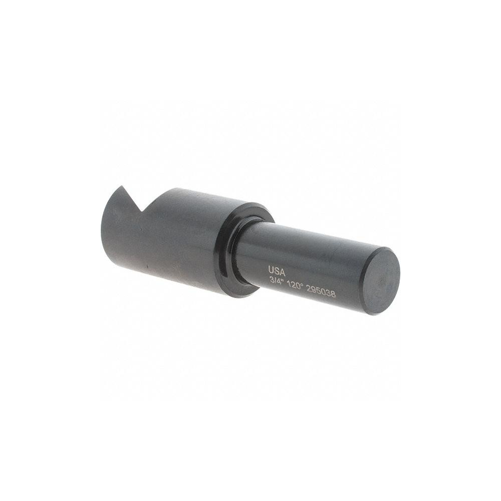 Melin Tool Countersink: 3/4" Head Dia, 120.00 deg Included Angle, 1 Flute, High-Speed Steel, Right Hand Cut - 18035