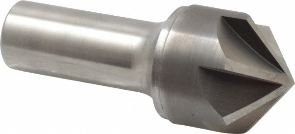 Keo Countersink: 1-1/4" Head Dia, 100.00 deg Included Angle, 6 Flute, Solid Carbide, Right Hand Cut - 919-001-073