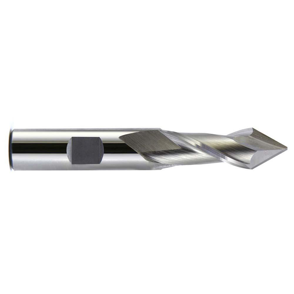 Harvey Tool Chamfer Mill: 0.3750" Dia, 0.3750" Shank Dia, 30 deg, 4 Flute, Solid Carbide, Single End - 827815-C3