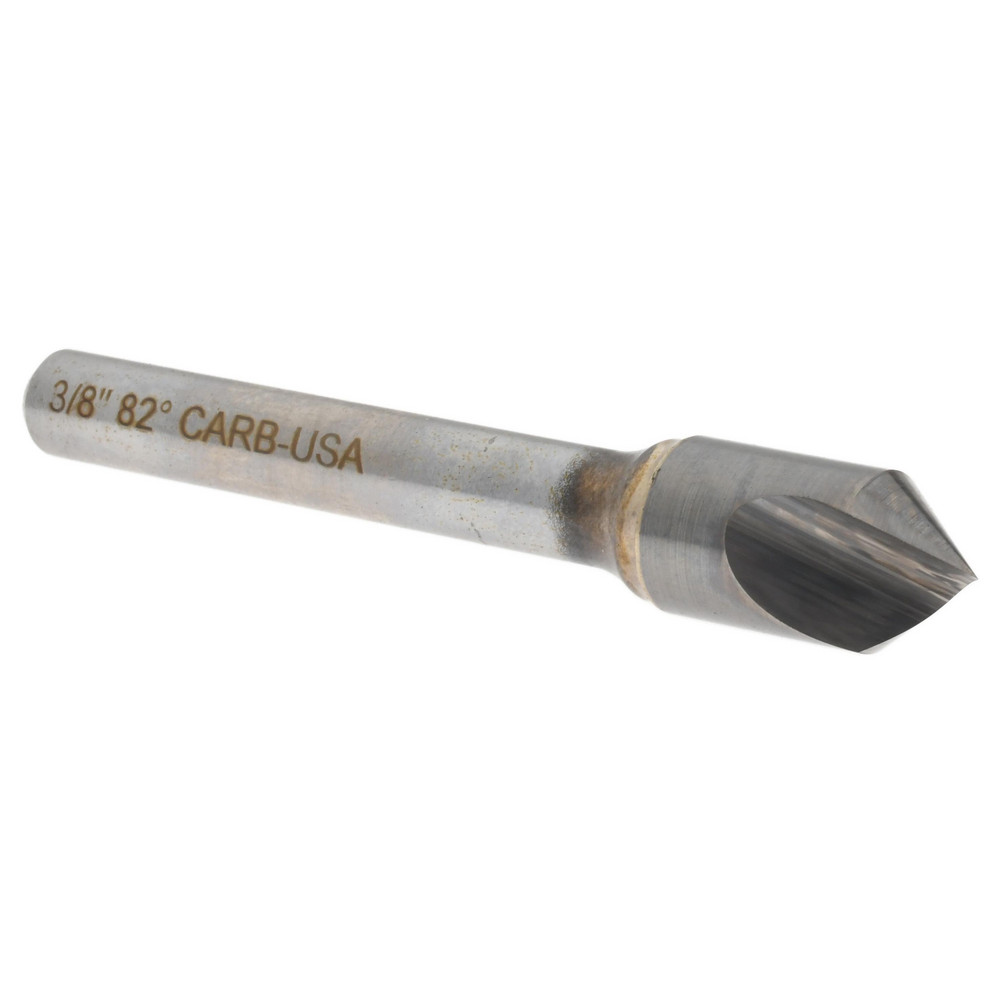 M.A. Ford® Countersink: 3/8" Head Dia, 82.00 deg Included Angle, 1 Flute, Solid Carbide, Right Hand Cut - 60037502