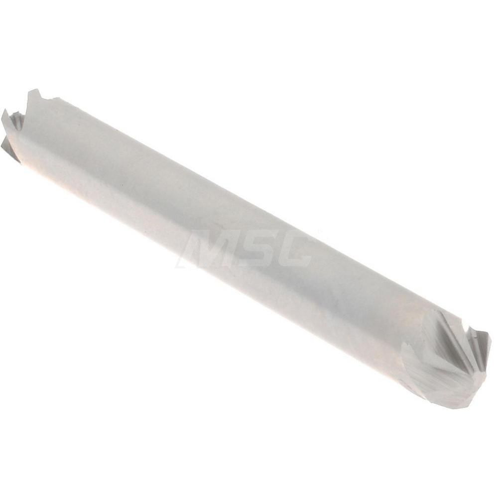 Hertel Countersink: 3/16" Head Dia, 90.00 deg Included Angle, 6 Flute, High-Speed Steel, Right Hand Cut - GX89331490