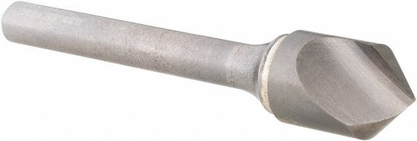 SGS Countersink: 1/2" Head Dia, 90.00 deg Included Angle, 1 Flute, Solid Carbide, Right Hand Cut - 74213