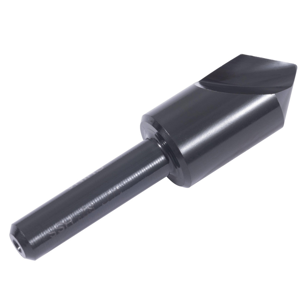 Hertel Countersink: 1/2" Head Dia, 82.00 deg Included Angle, 1 Flute, High-Speed Steel, Right Hand Cut - GX89339857