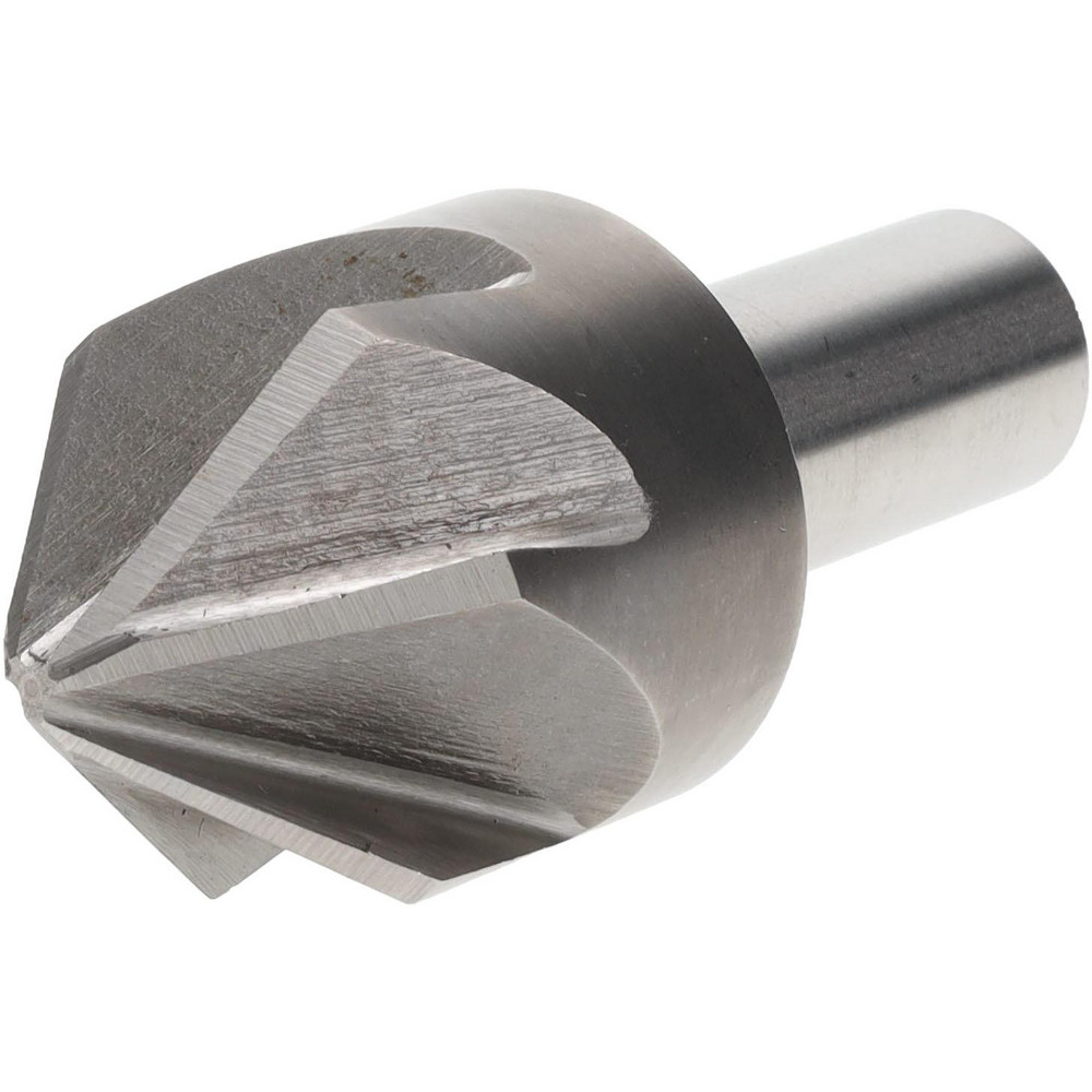 Value Collection Countersink: 1-1/2" Head Dia, 82.00 deg Included Angle, 6 Flute, Cobalt Steel, Right Hand Cut - SC2182132