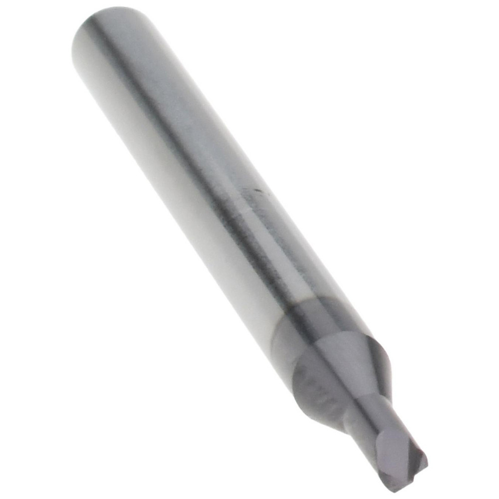 Harvey Tool Chamfer Mill: 1/16" Dia, 1/8" Shank Dia, 90 deg, 2 Flute, Solid Carbide, Single End - 998945-C3