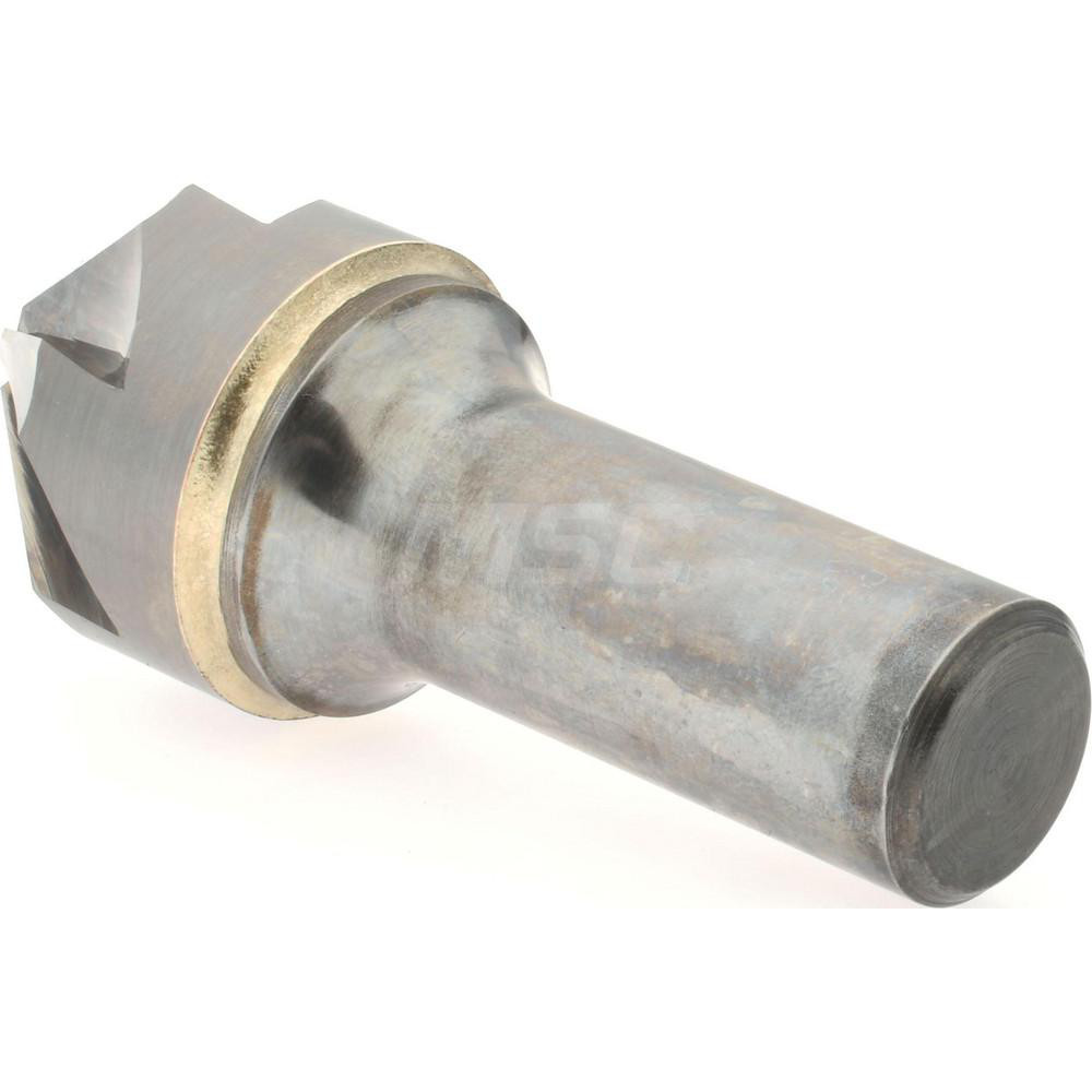 Hertel Countersink: 1-1/4" Head Dia, 82.00 deg Included Angle, 6 Flute, Solid Carbide, Right Hand Cut - 336-011060