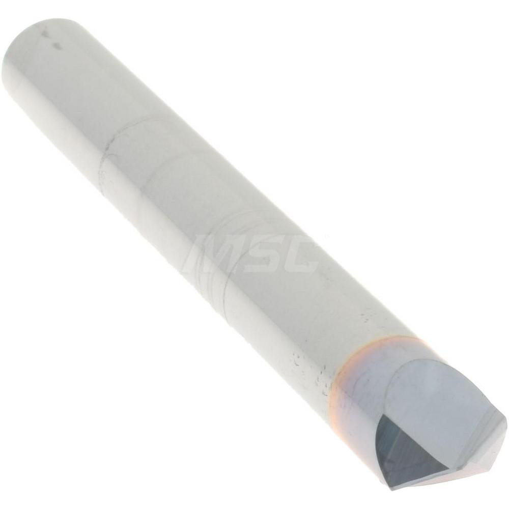 Accupro Chamfer Mill: 1/4" Dia, 1/4" Shank Dia, 120 deg, 2 Flute, Solid Carbide, Single End - 2500104