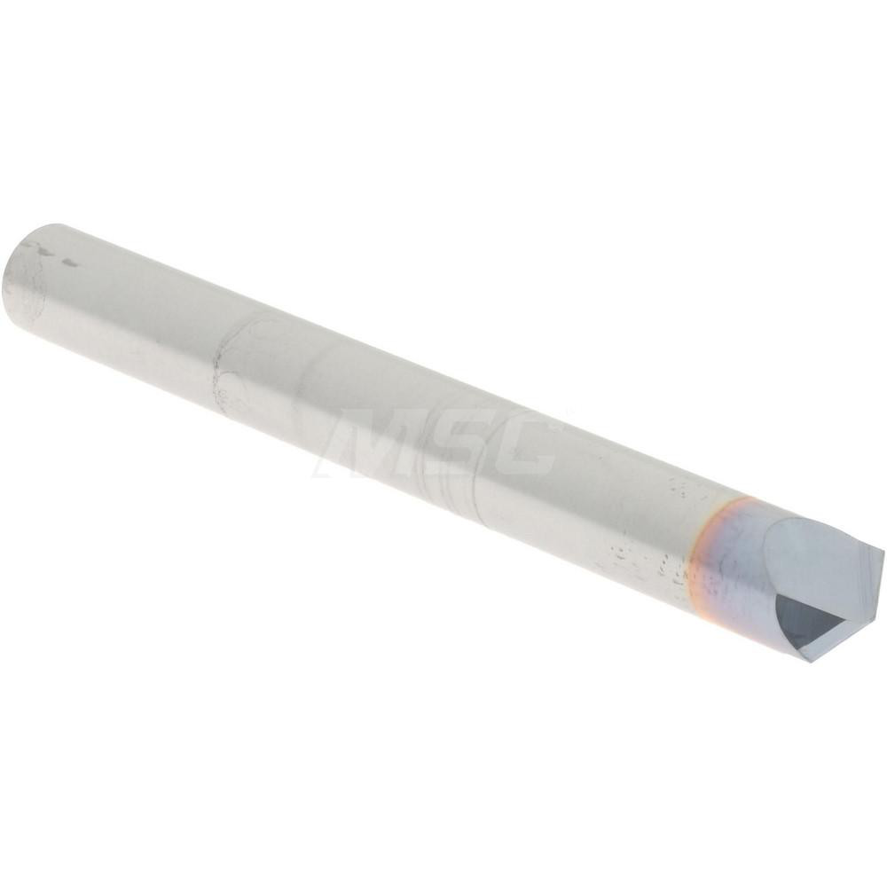 Accupro Chamfer Mill: 1/4" Dia, 1/4" Shank Dia, 120 deg, 2 Flute, Solid Carbide, Single End - 2500104