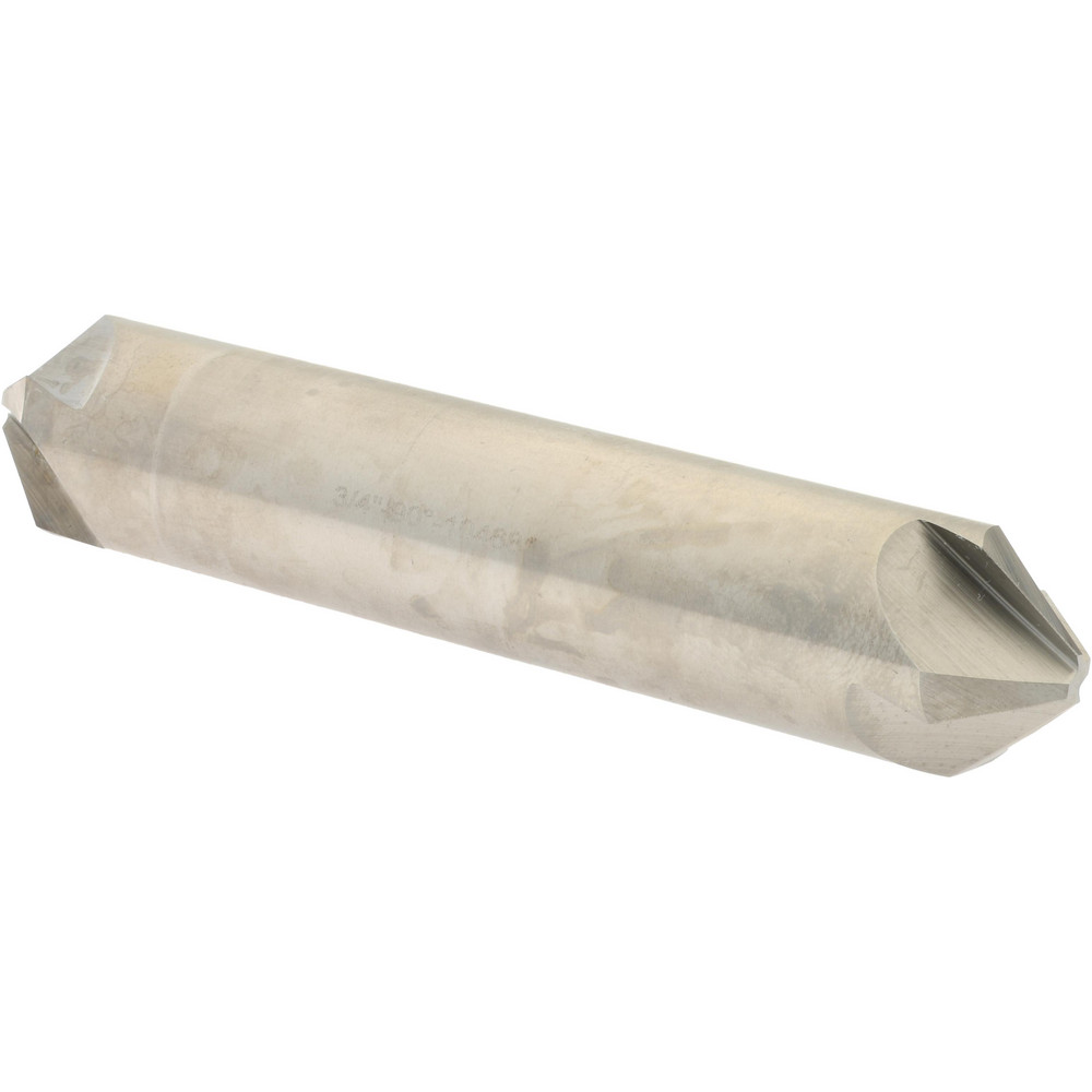 Hertel Countersink: 3/4" Head Dia, 90.00 deg Included Angle, 4 Flute, High-Speed Steel, Right Hand Cut - GX89337091