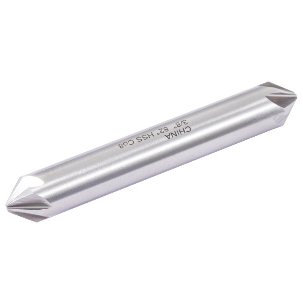 Hertel Countersink: 3/8" Head Dia, 120.00 deg Included Angle, 4 Flute, High-Speed Steel - GX89335582