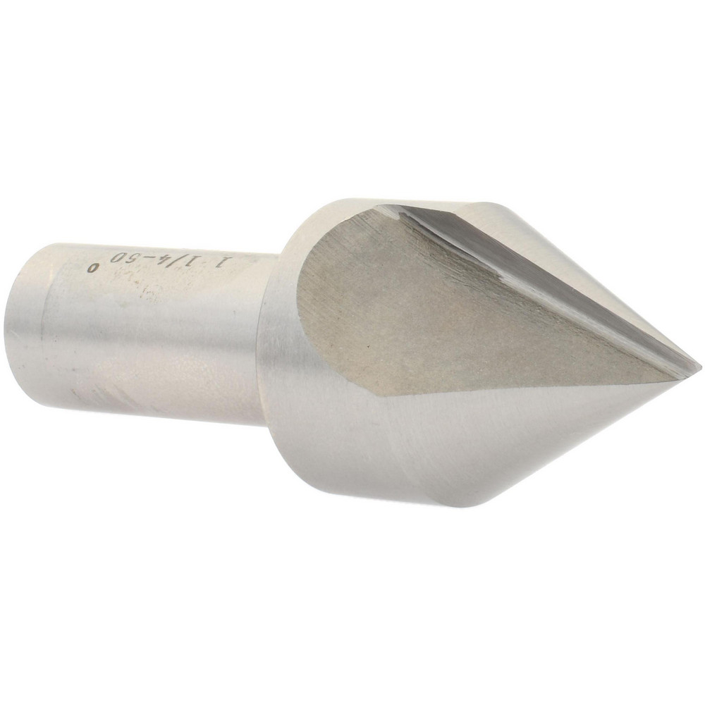M.A. Ford® Countersink: 1-1/4" Head Dia, 60.00 deg Included Angle, 1 Flute, High-Speed Steel, Right Hand Cut - 61125001