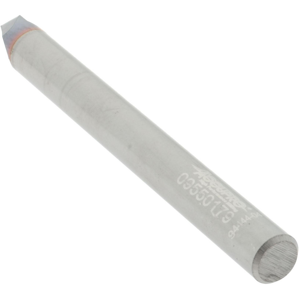Accupro Chamfer Mill: 1/4" Dia, 1/4" Shank Dia, 82 deg, 2 Flute, Solid Carbide, Single End - 2500151