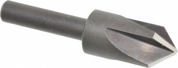 Cleveland Countersink: 3/4" Head Dia, 90.00 deg Included Angle, 4 Flute, High-Speed Steel, Right Hand Cut - C46224