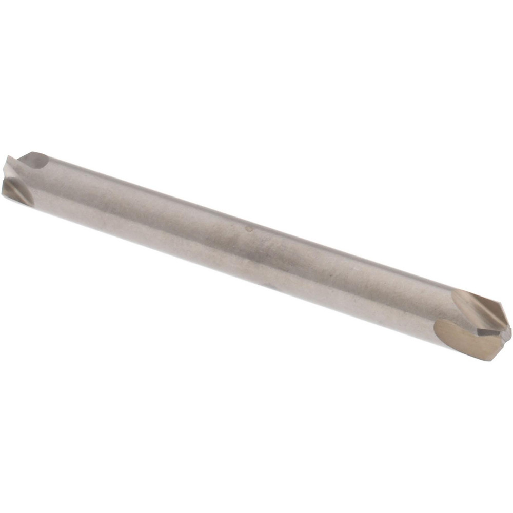 Hertel Countersink: 3/16" Head Dia, 120.00 deg Included Angle, 4 Flute, Solid Carbide, Right Hand Cut - 334-202100