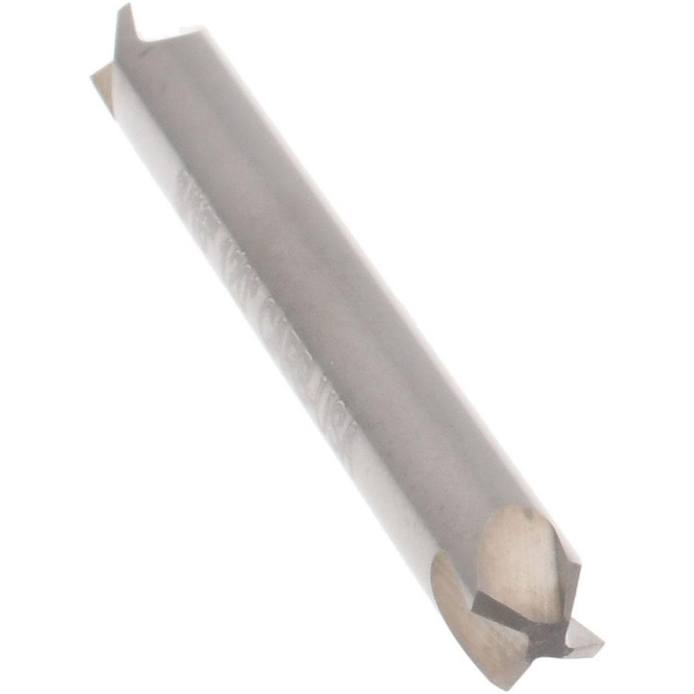 Hertel Countersink: 3/16" Head Dia, 120.00 deg Included Angle, 4 Flute, Solid Carbide, Right Hand Cut - 334-202100
