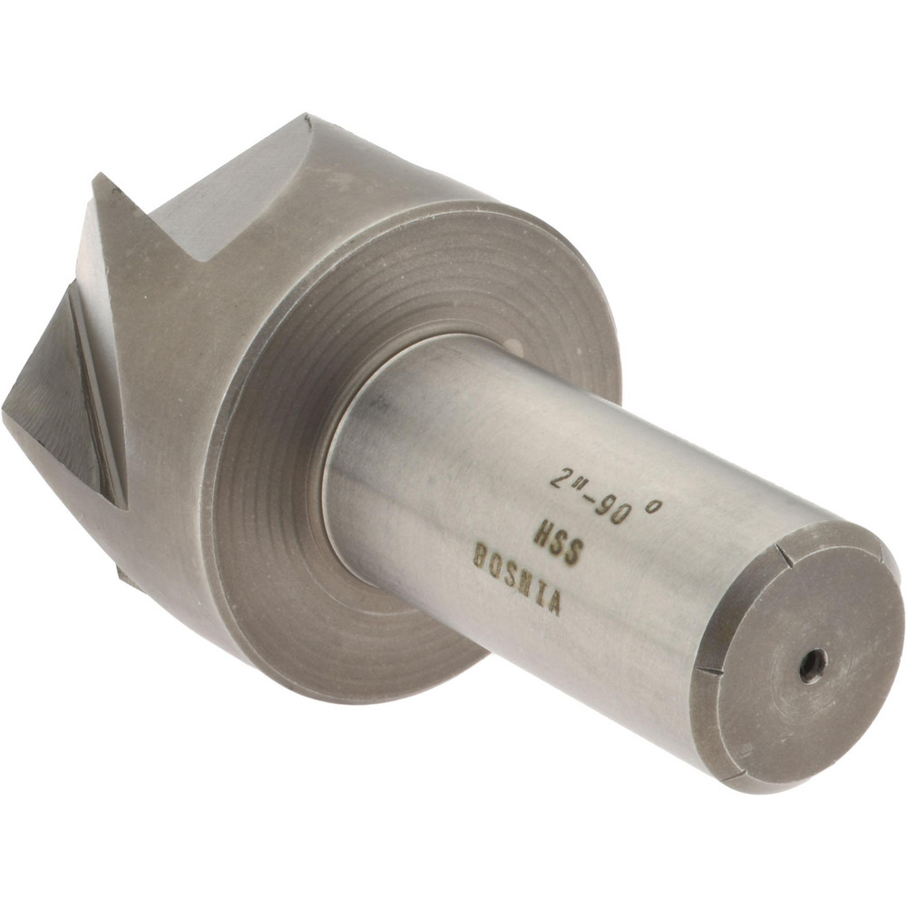 Value Collection Countersink: 2" Head Dia, 90.00 deg Included Angle, 6 Flute, High-Speed Steel, Right Hand Cut - SC2090200