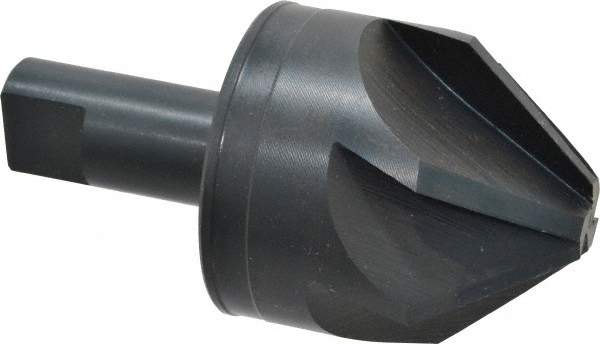 Value Collection Countersink: 2" Head Dia, 90.00 deg Included Angle, 6 Flute, High-Speed Steel, Right Hand Cut - SC2090200