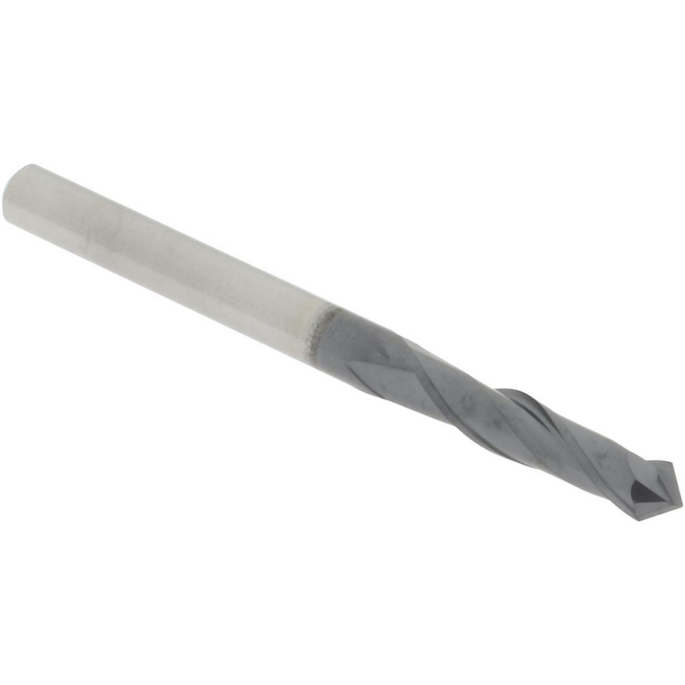Accupro Chamfer Mill: 1/4" Dia, 1/4" Shank Dia, 90 deg, 2 Flute, Solid Carbide, Single End - 2500016