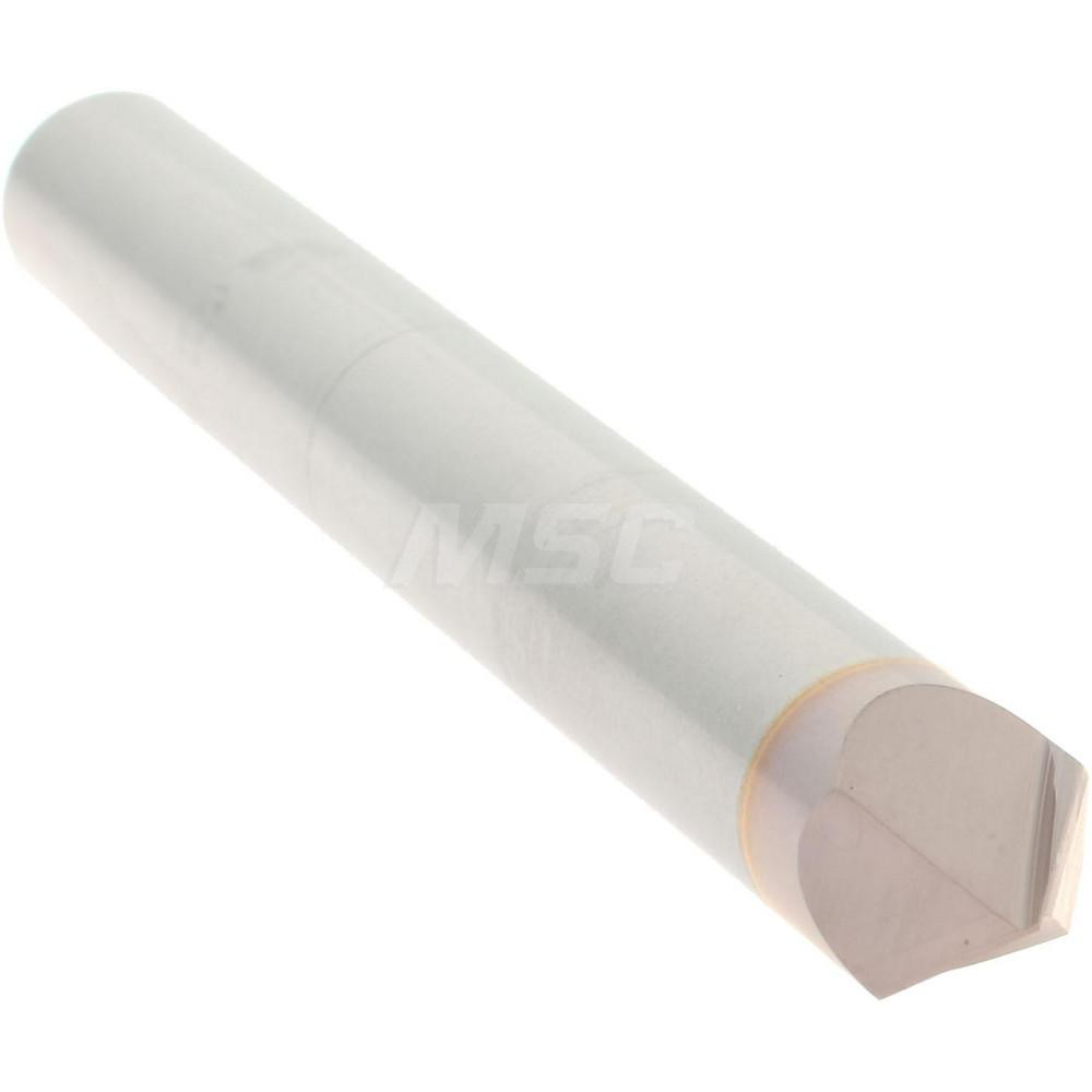 Accupro Chamfer Mill: 1/4" Dia, 1/4" Shank Dia, 90 deg, 2 Flute, Solid Carbide, Single End - 2500016