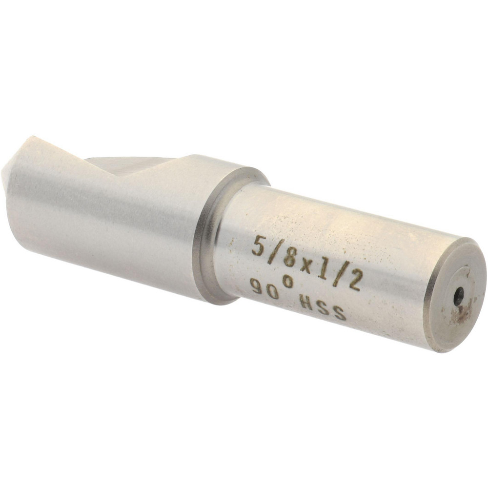 Value Collection Countersink: 5/8" Head Dia, 90.00 deg Included Angle, 1 Flute, High-Speed Steel, Right Hand Cut - SC1090040