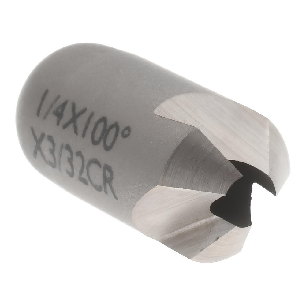 Made in USA 1/4" Cutter Head Dia, 3/32" Pilot Hole Dia, High Speed Steel Reverse Countersink - 180-1J