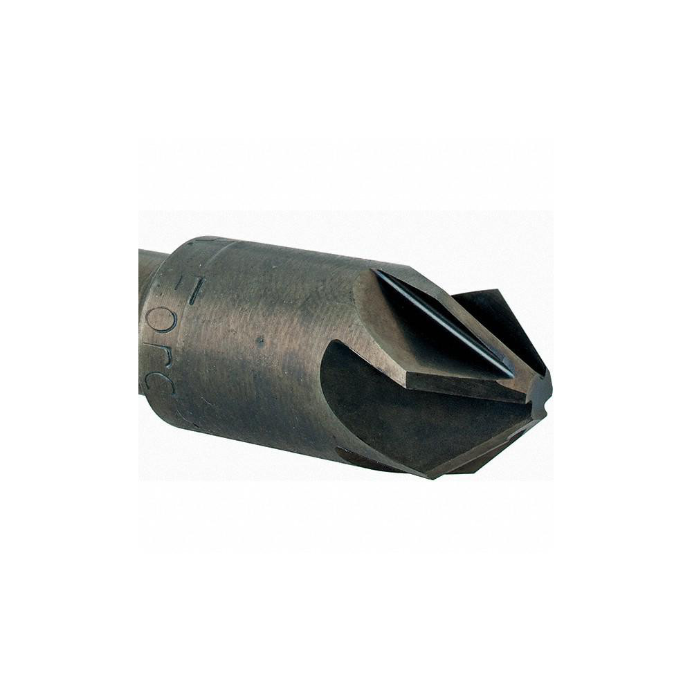 M.A. Ford® Countersink: 1/2" Head Dia, 82.00 deg Included Angle, 6 Flute, High-Speed Steel, Right Hand Cut - 79050002