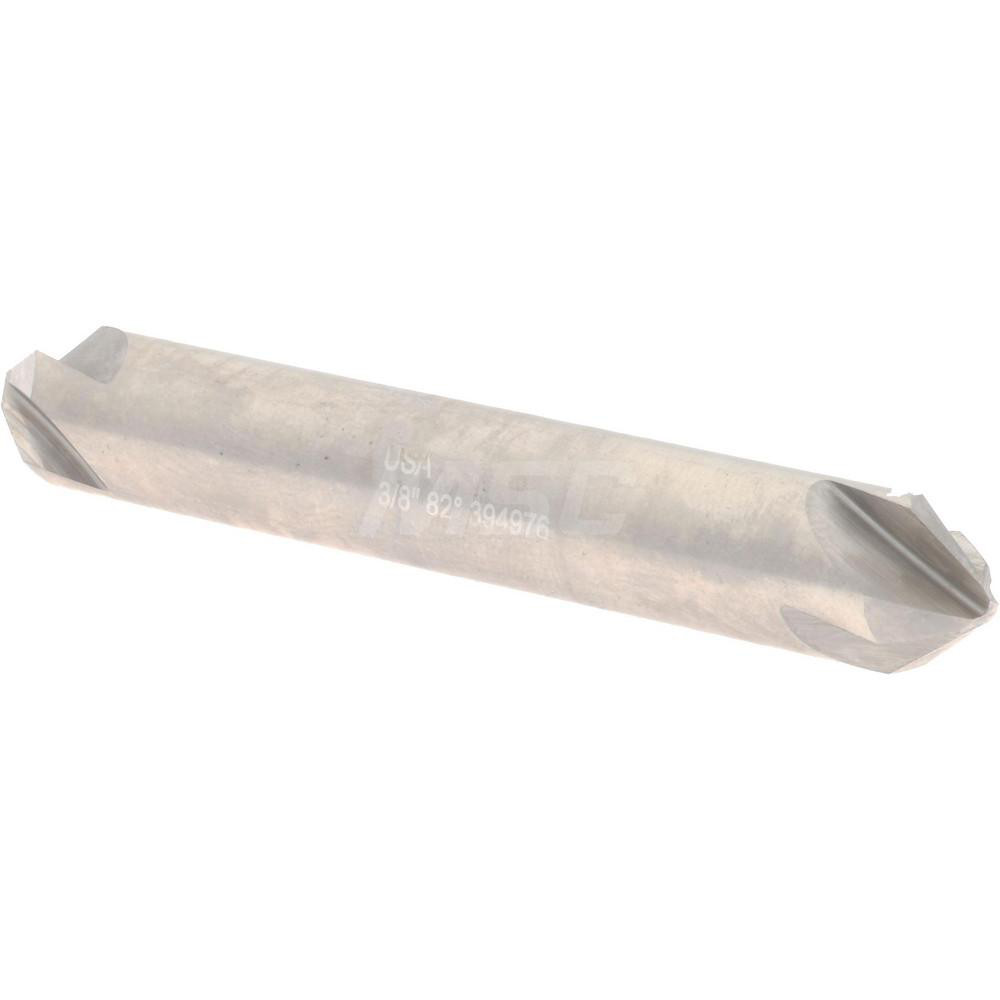Hertel Countersink: 3/8" Head Dia, 82.00 deg Included Angle, 4 Flute, High-Speed Steel, Right Hand Cut - GX89335665