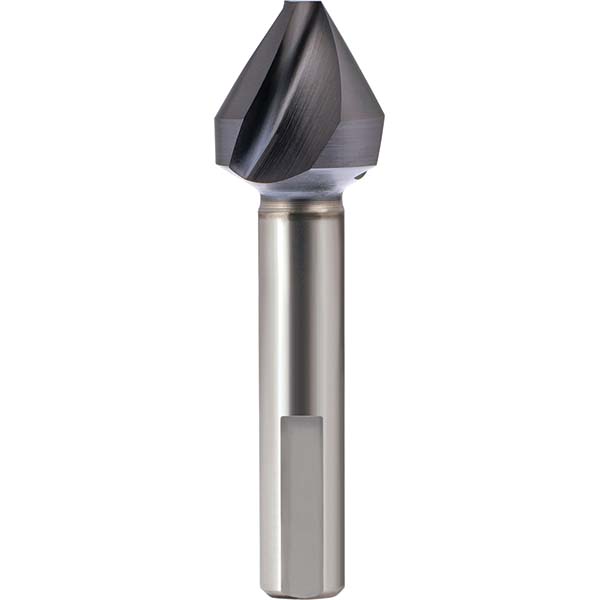 Guhring Countersink: 16.5000 mm Head Dia, 90.00 deg Included Angle, 3 Flute, Cobalt Steel, Right Hand Cut - 9055010165000