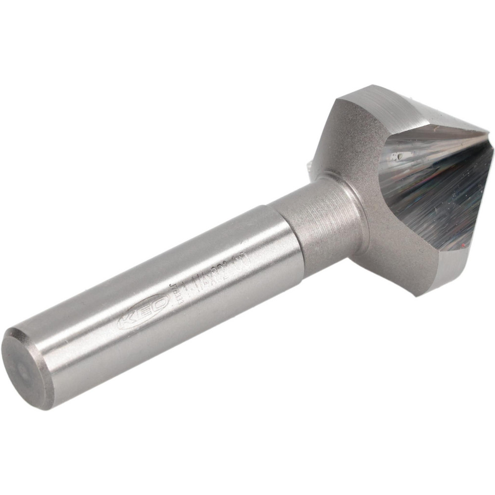 Keo Countersink: 1-1/4" Head Dia, 82.00 deg Included Angle, 3 Flute, Cobalt Steel, Right Hand Cut - 919-000-280
