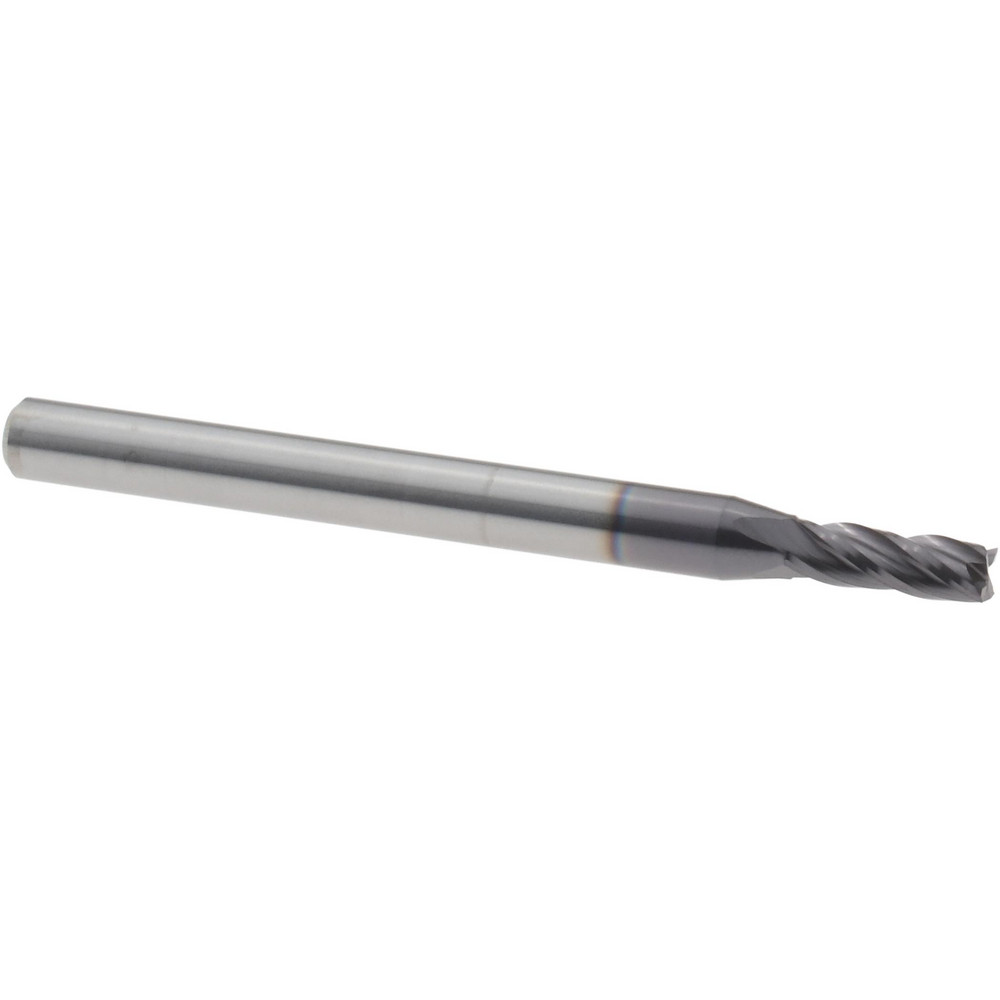 Harvey Tool Chamfer Mill: 1/2" Dia, 1/2" Shank Dia, 60 deg, 5 Flute, Solid Carbide, Double End - 722132-C3