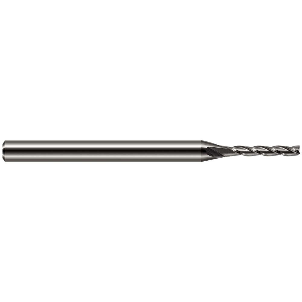 Harvey Tool Chamfer Mill: 1/2" Dia, 1/2" Shank Dia, 60 deg, 5 Flute, Solid Carbide, Double End - 722132-C3
