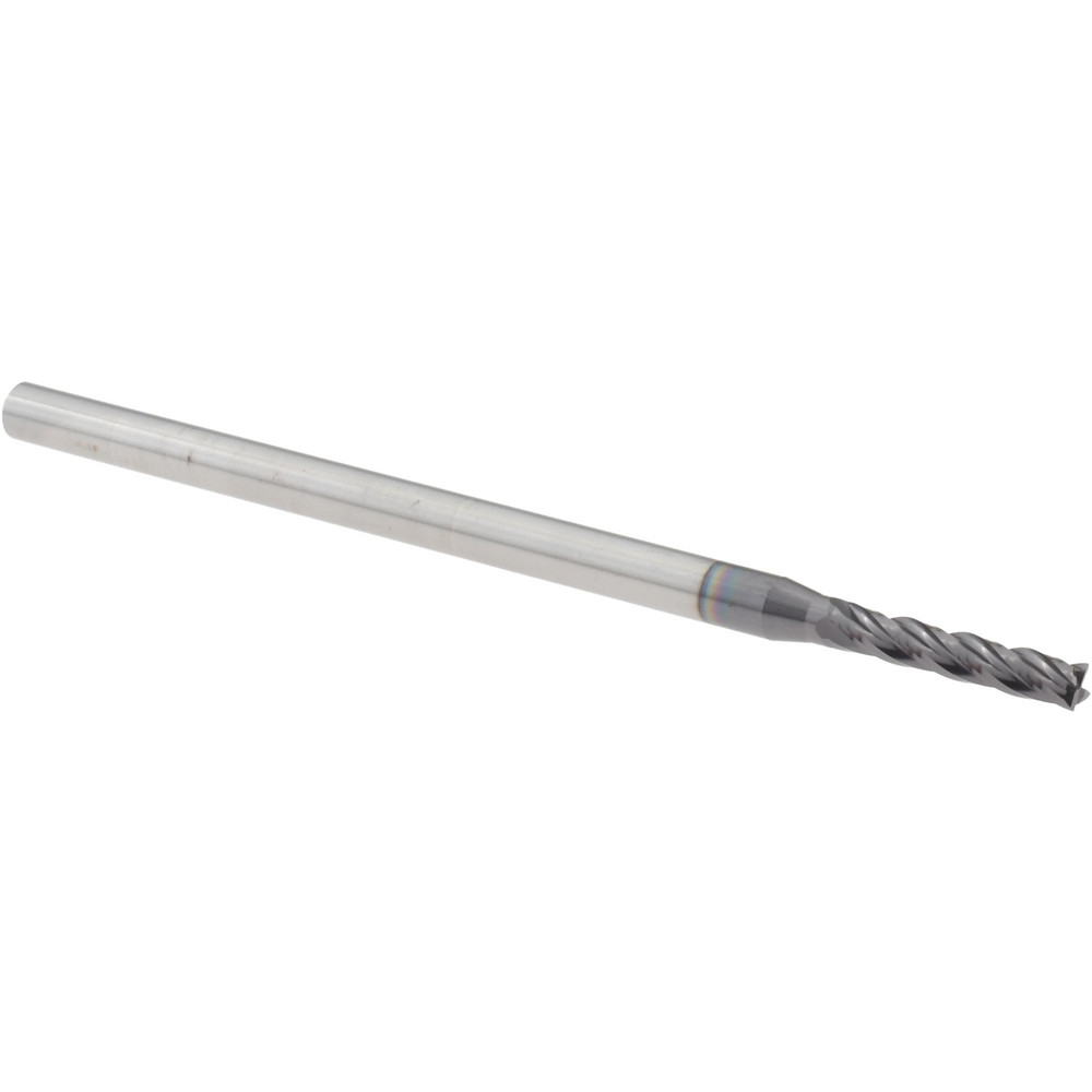 Harvey Tool Chamfer Mill: 1/2" Dia, 1/2" Shank Dia, 60 deg, 5 Flute, Solid Carbide, Double End - 722132-C3