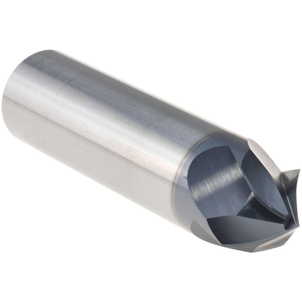 Harvey Tool Chamfer Mill: 3/4" Dia, 3/4" Shank Dia, 90 deg, 4 Flute, Solid Carbide, Single End - 859748-C3