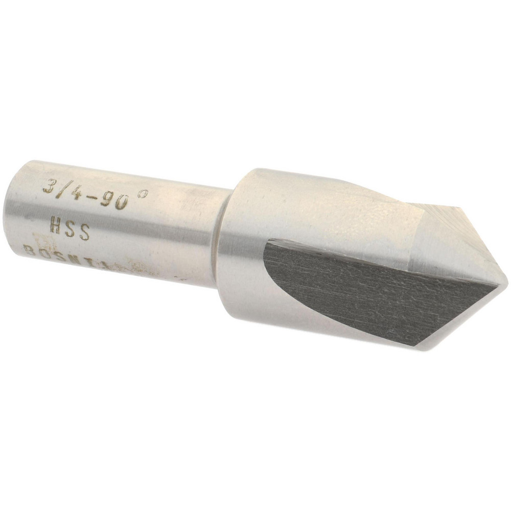 M.A. Ford® Countersink: 3/4" Head Dia, 90.00 deg Included Angle, 3 Flute, High-Speed Steel, Right Hand Cut - 92075003