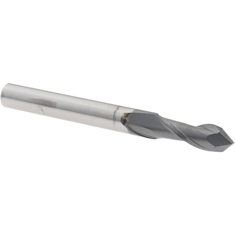 Helical Solutions Chamfer Mill: 3/4" Dia, 3/4" Shank Dia, 90 deg, 5 Flute, Solid Carbide, Single End - 07031